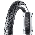 Mohegia Bike Tire,26'' X 2.125'' Folding Beach Cruiser Bicycle Replacement Tires/White Side Wall