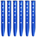 TRIWONDER Tent Stakes Pegs for Snow Sand Beach Canopy Heavy Duty Ground Anchor Stakes Tent Nail Aluminum U-Shaped Camping Hiking
