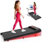 2.5HP Walking Mat with Incline pad,Under Desk Treadmill, Walking Running Pad with Remote, 3 in 1 Low Noise Small Mini Portable T