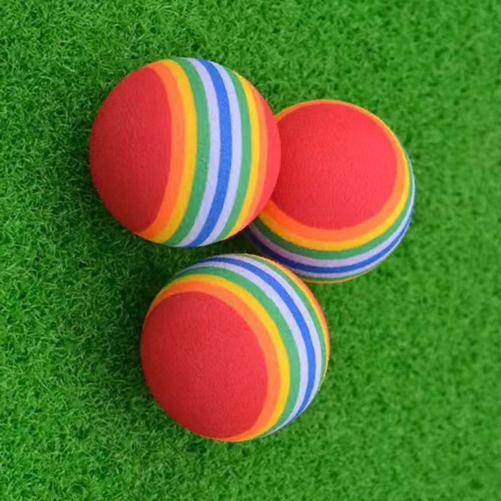 Medsuo 20Pcs Sponge Practice Golf Balls Golf Training Balls Garden Soft Foam Elastic Golf Balls For Indoor/Outdoor Golf Practice