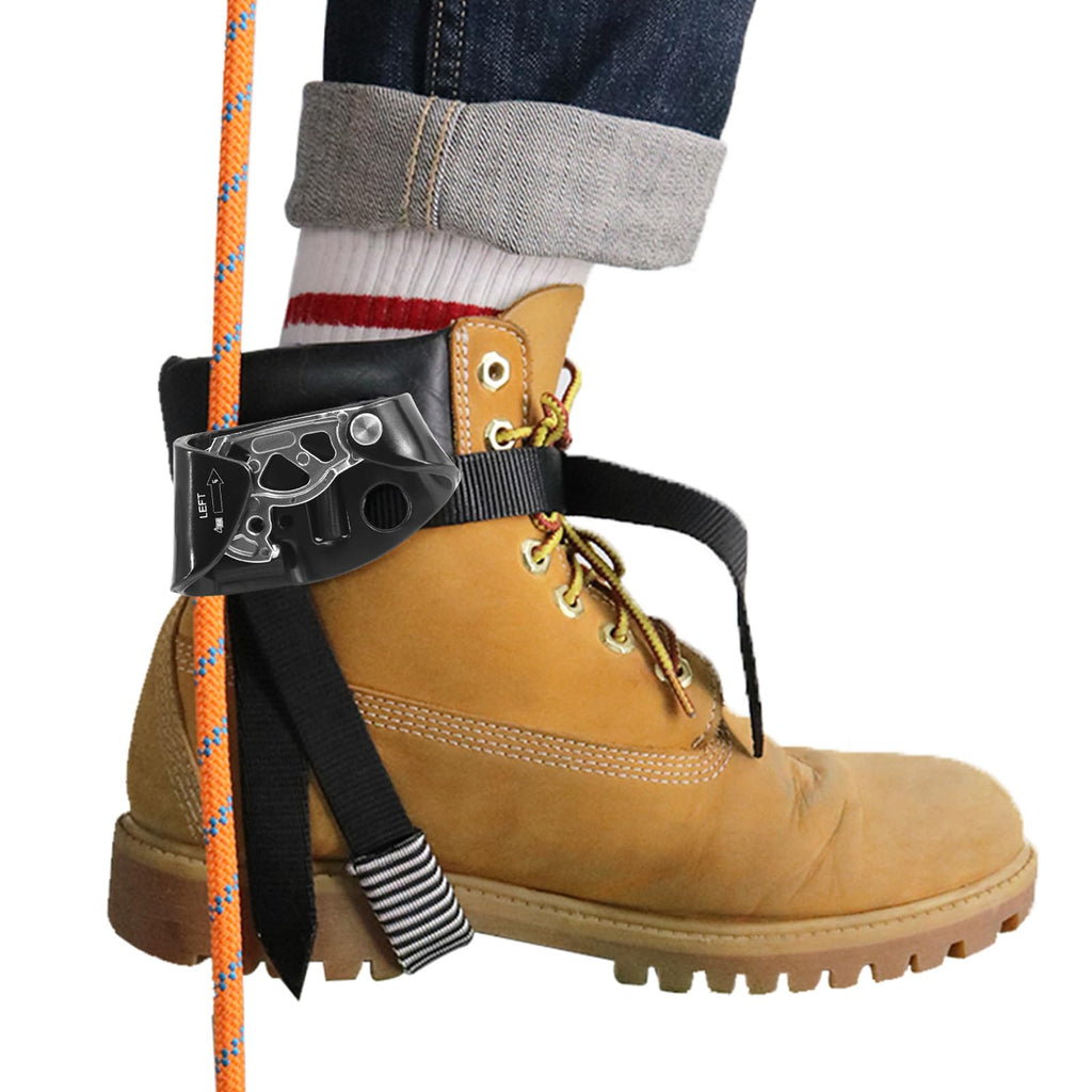 Newdoar Left Foot Ascender Riser Rock Climbing Tree Arborist Mountaineering Rappelling Quick Step Equipment Ce Certified Climbin
