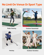 Vevor Dryland Tiles For Hockey Floor Mat, 12 X 12 In 8 Pcs Interlocking Versatile Training Surface, Dance Floor Tiles, Hockey Tr