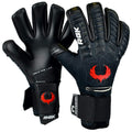 Renegade GK Eclipse Ambush Professional Goalie Gloves with Pro Fingersaves | 4mm EXT Contact Grip | Black & Red Soccer Goalkeepe