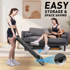 Deerrun Walking Pad Treadmill - 2.2Hp Smart App Fun Exercise Under Desk Treadmill, Led Display & Remote Control, Knee-Protective