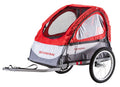 Schwinn Trailblazer Plus Single Child Bike Trailer, for 1 Child Only Up to 40 lbs., Additional 12 lbs. of Convenient Storage Cap