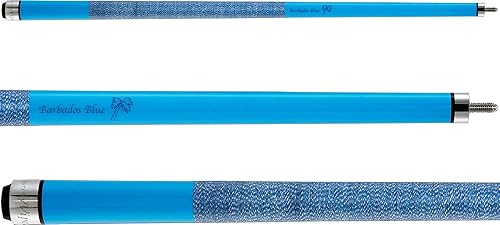Viper By Gld Products Colours 58'' 2-Piece Billiard/Pool Cue, Barbados Blue, 18 Ounce,50-0952-18
