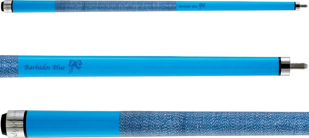 Viper By Gld Products Colours 58'' 2-Piece Billiard/Pool Cue, Barbados Blue, 18 Ounce,50-0952-18