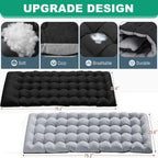Lilypelle Portable Folding Cot Bed, Adjustable 6-Position Adults Reclining Chaise With Pillow, Outdoor Portable Lounge Chair Sle