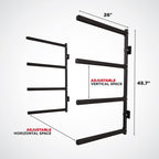 Raxgo Wall Kayak Storage Rack, Heavy Duty Wall Mounted Garage Kayak Storage Hooks For Kayaks, Sup, Canoe & Paddleboard, For Indo