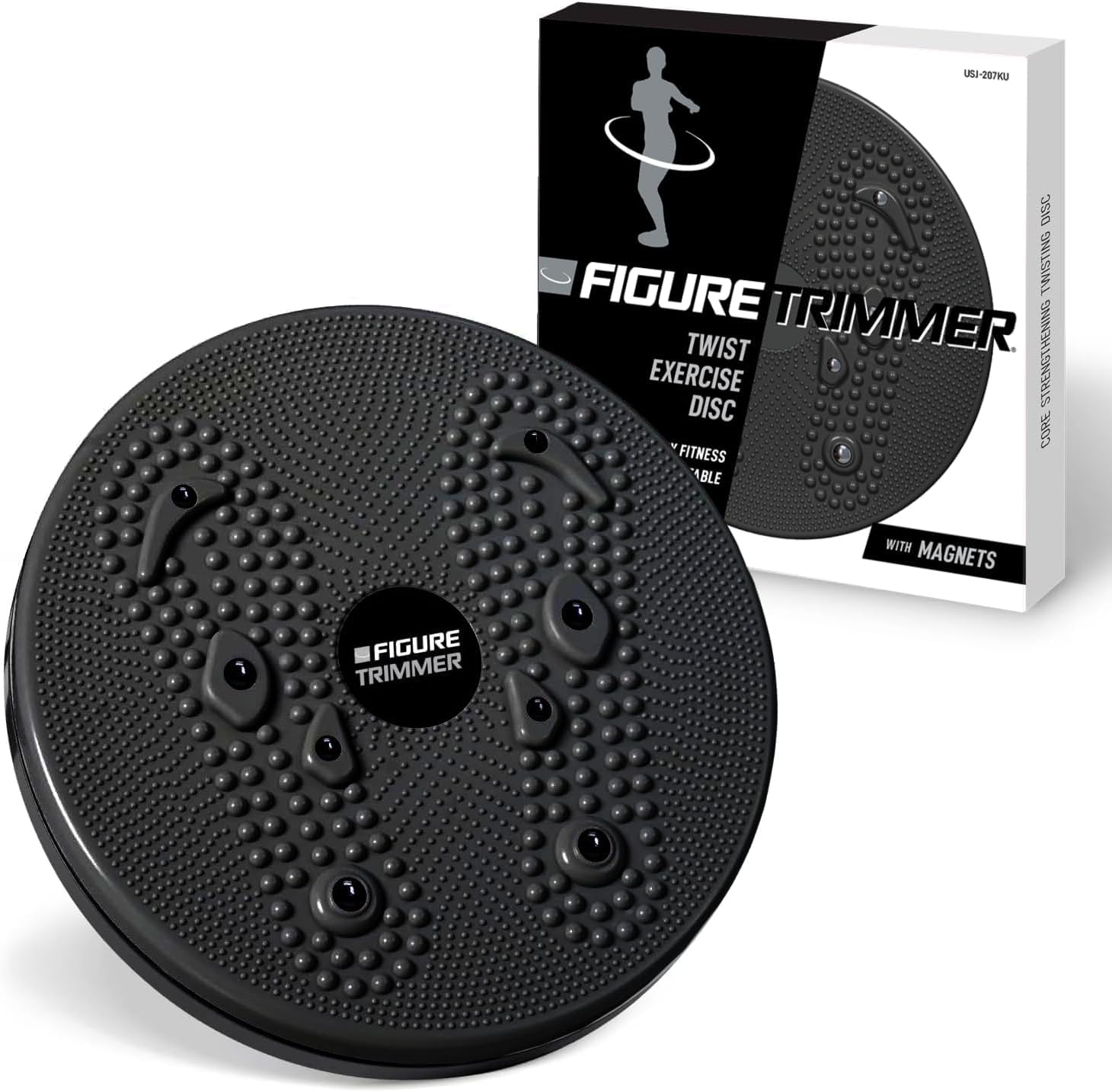 Daiwa Felicity Figure Trimmer Ab Twister Board - Waist Twister Machine for Core & Abs Exercise - Waist Twisting Fitness Tool, Di