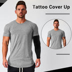 Rescoto 2 Pairs Uv Protection Cooling Arm Sleeves Compression Sun Sleeves For Men Women Youth, Tattoo Cover Up, Upf 50 (2 Pairs: