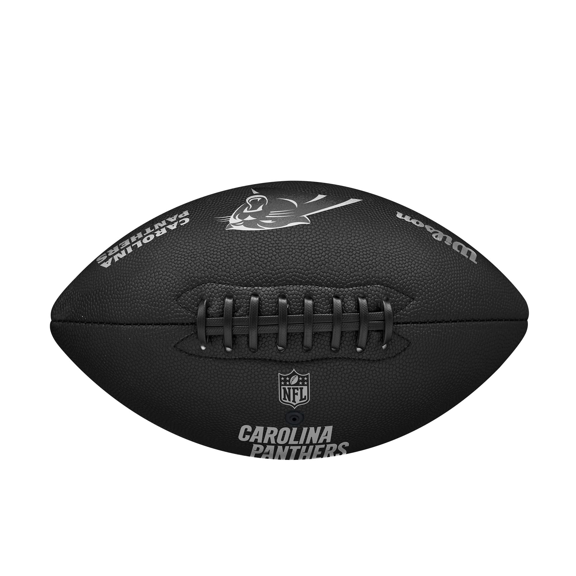 Wilson Nfl Team Metallic Premiere Football - Official Size, Carolina Panthers