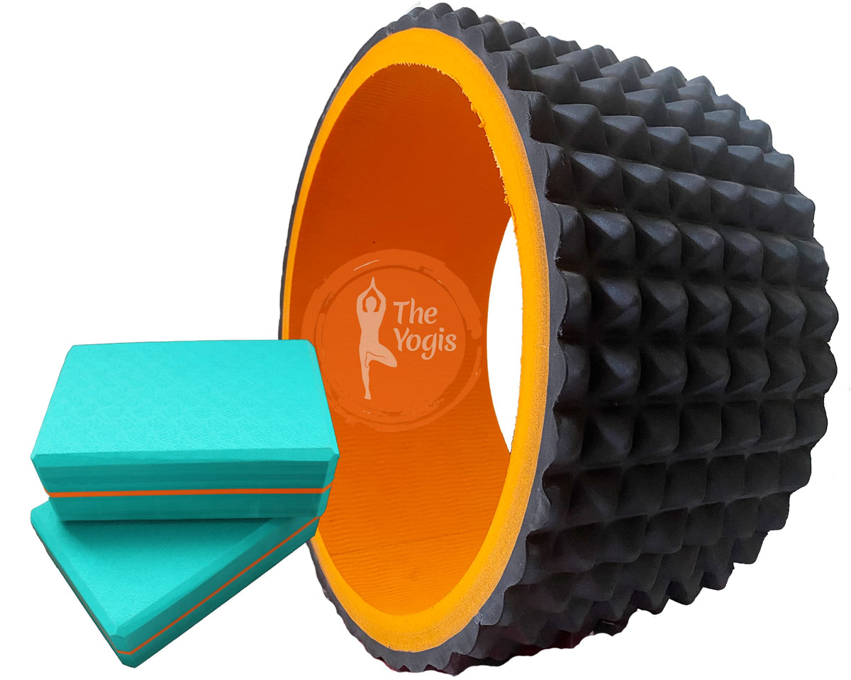 OKO Yoga Wheel Most Comfortable Yoga Wheel For Men & Women Big Circle Wheel For Exercise, Fitness, Stretching, Balance, Abs Trai