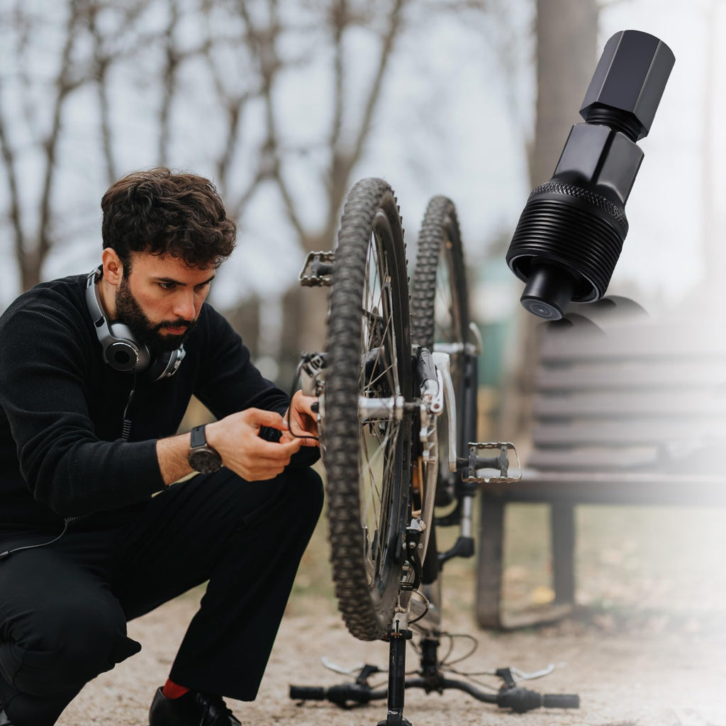 Skylety Crank Remover Bicycle Crank Puller Bike Crankset Crank Arm Puller Compact Crank Puller Cycling Power Pull Crank Pulley T
