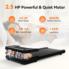 Superun Walking Pad, Under Desk Treadmill, 3 In 1 Portable Treadmill With Remote Control Led Display, 2.2 Hp Quiet Walking Joggi