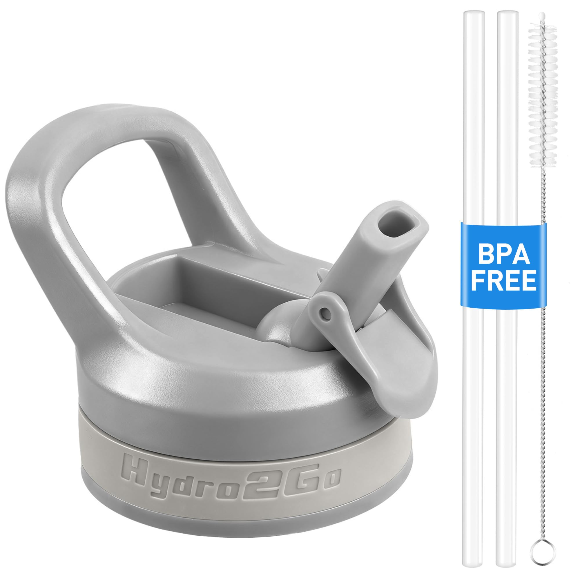 Straw Lid for Hydro Flask Wide Mouth 12/16/18/20/32/40/64 Oz Bottles, Straw Cap Fits Simple Modern, Iron Flask, Takeya, Replacem