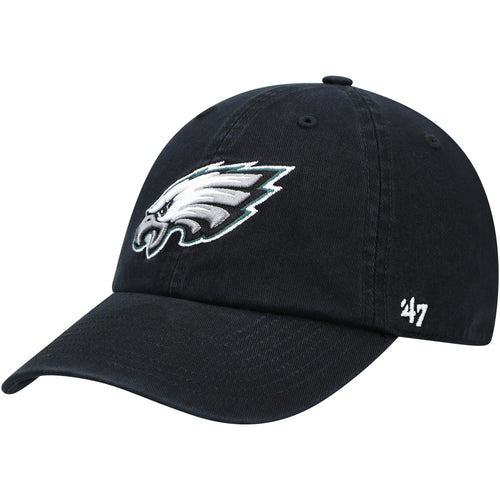 47 Men'S Black Philadelphia Eagles Secondary Clean Up Adjustable Hat