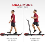 Sunny Health & Fitness Treadpad       Nimble Compact Dual Mode Walking/Running Treadmill With Convenient Remote Control & Exclus