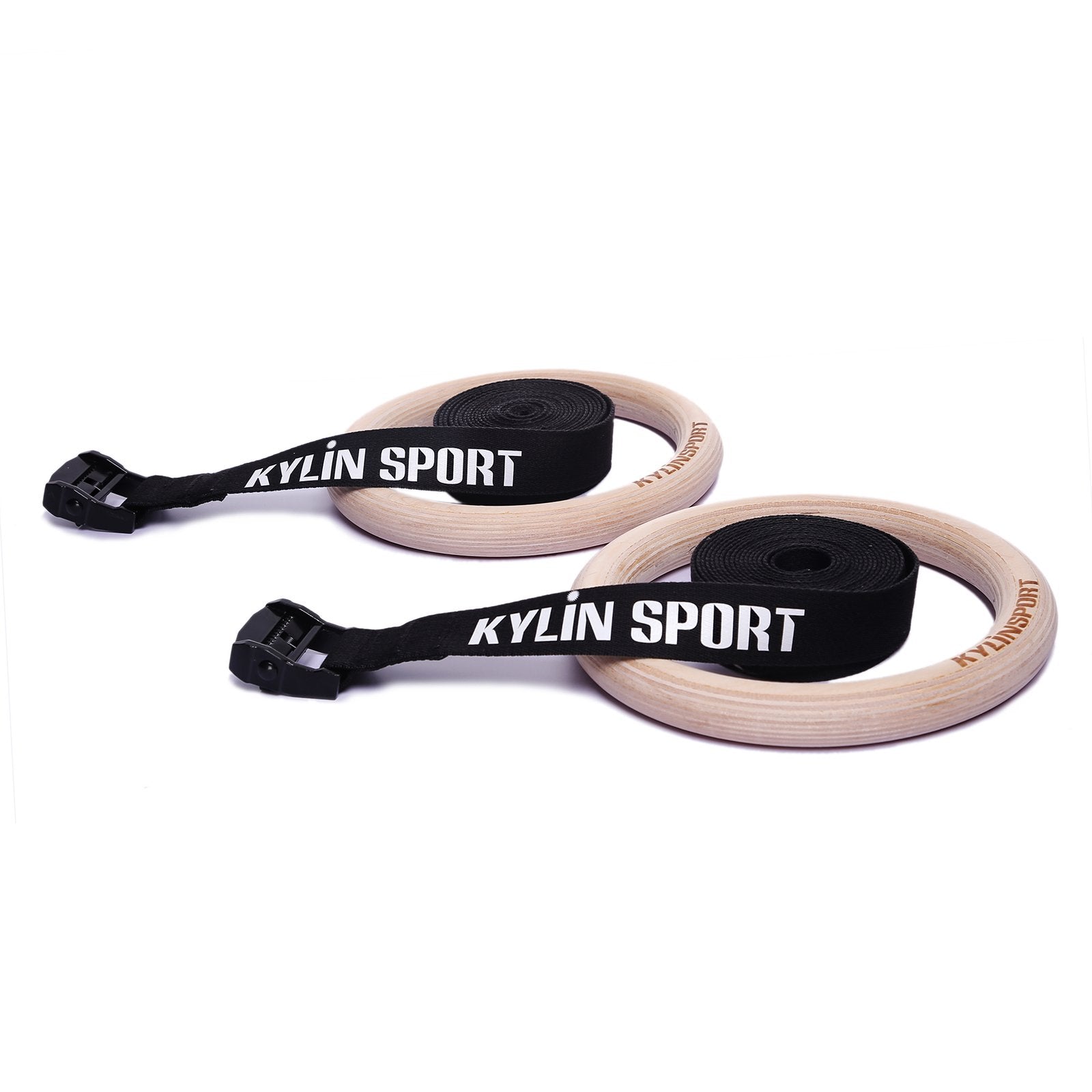 Kylin Sport Gymnastic Rings With Adjustable Straps Heavy Duty Exercise Gym Rings For Pull Ups And Dips,Cross-Training Workout,St