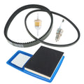 labwork Kit Drive Starter Belt Spark Plug Replacement for Yamaha G16 G19 G22 G29 Gas Golf Cart 301cc or 357cc 1996-Up