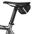 SpeedSleev Spring Under-Seat Saddle Bag - Small - Road, Gravel & MTB Cycling Bag - Dropper Post Compatible - Ranger Og - Black