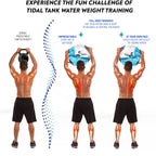 Tidal Tank Sphere - Original Aqua Ball With Water Weight - Sandbag Alternative, Ultimate Core And Balance Workout - Portable Sta