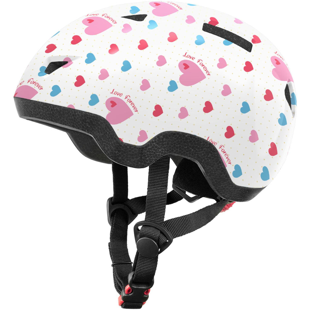 Toddler Bike Helmet, Adjustable Kids Helmets from Infant/Toddler/Baby to Children Girls and Boys, Age 0-2/1-2 Years Old(Love,XS)