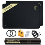 Earth And Moon, Grounding Mat For Sleeping, 2 Pack Grounding Mats, Universal Starter Kit, Grounding Pad, Get Grounded While You