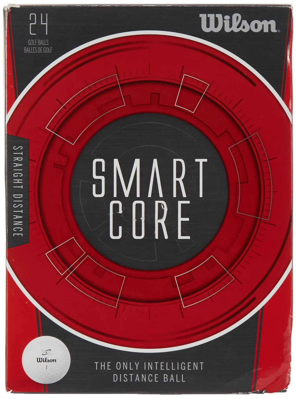 Wilson Smart Core Golf Ball - Pack Of 24 (White)