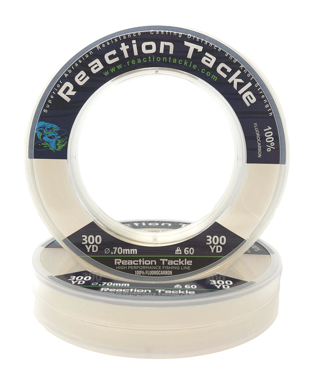 Reaction Tackle 100% Pure Fluorocarbon/Clear / 12Lb 125 Yd