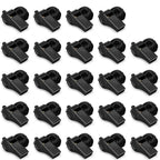Hipat 24 Pack Black Whistle With Lanyard, Durable Thickened Plastic Whistle, Loud Crisp Sound Whistles Bluk For Coach, Referee, 