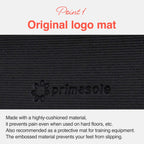 Primasole Yoga Mat With Carry Strap For Yoga Pilates Fitness And Floor Workout At Home And Gym 1/3 Thick (Black Color) Pss91Nh04