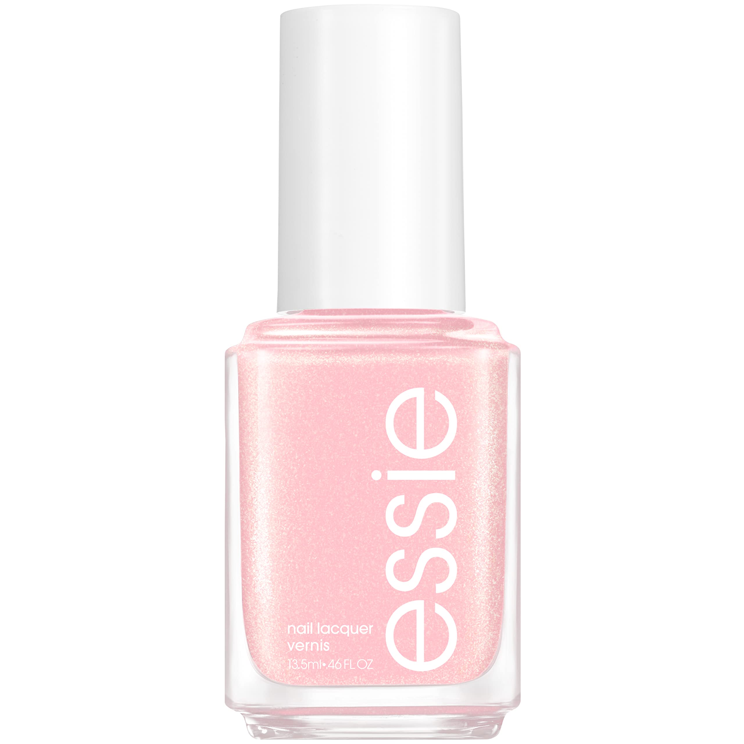 Essie Nail Polish, Salon-Quality, 8-Free Vegan, Iridescent Sheer Pink, Birthday Girl, 046 Fl Oz