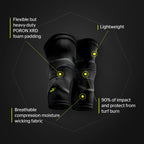 Storelli Bodyshield Knee Guards, High-Impact Protection, Sweat-Wicking, Uv-Resistant Athletic Knee Protection Pads For Soccer &