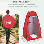 Your Choice Pop Up Privacy Shower Tent - Portable Changing Tent For Camping, Beach & Hiking - 6.2Ft Lightweight With Carry Bag,
