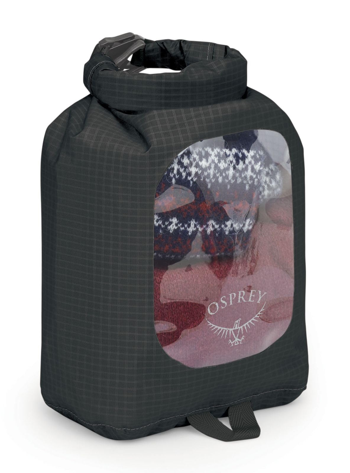 Osprey 3L Waterproof Dry Sack with Window, Black