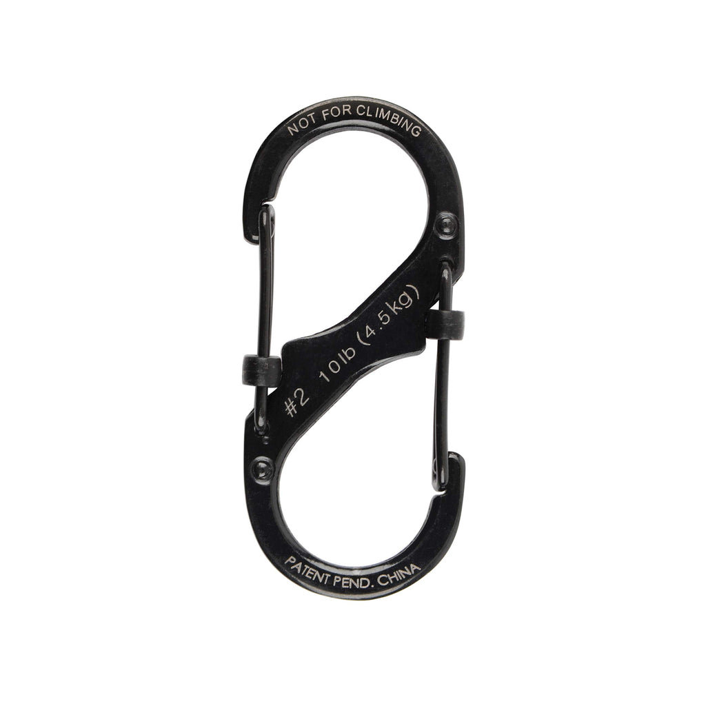 Nite Ize Lsb2-01-R3 S-Biner Slidelock Dual Locking Carabiner, Size #2, Stainless