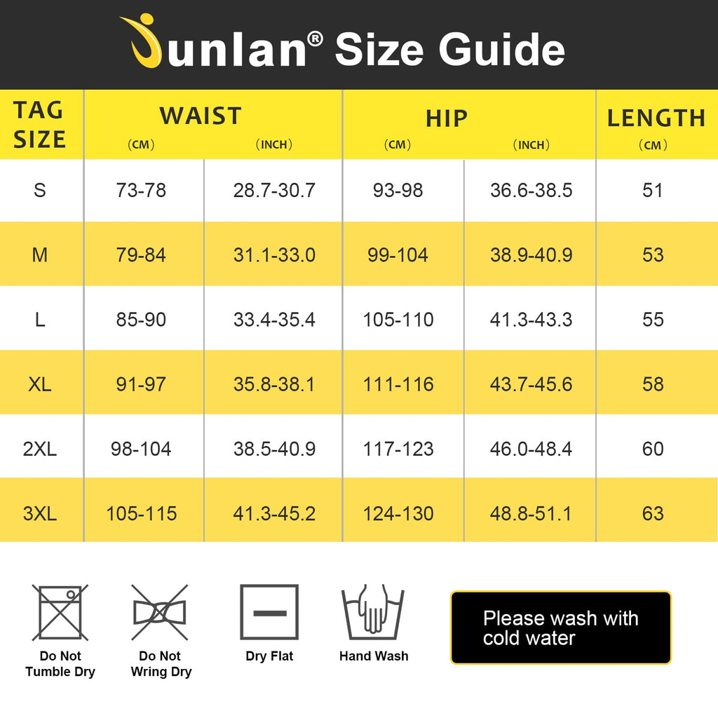 Junlan Sweat Shorts For Men Sauna Suit Mens Body Shaper Sweat Sauna Neoprene Shorts(Black, Medium)