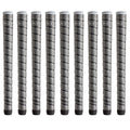 Winn Dri-Tac Wrap Oversize (+1/8'') Dark Gray Golf Grips - 9 Piece Bundle