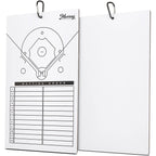 Murray Sporting Goods Baseball Dry Erase Coaches Clipboard | Double-Sided Baseball Lineup Clipboard Dry Erase White Board | Base
