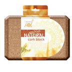 Gaiam Sol Natural Cork Yoga Block , 4-Inch X 6-Inch X 9-Inch