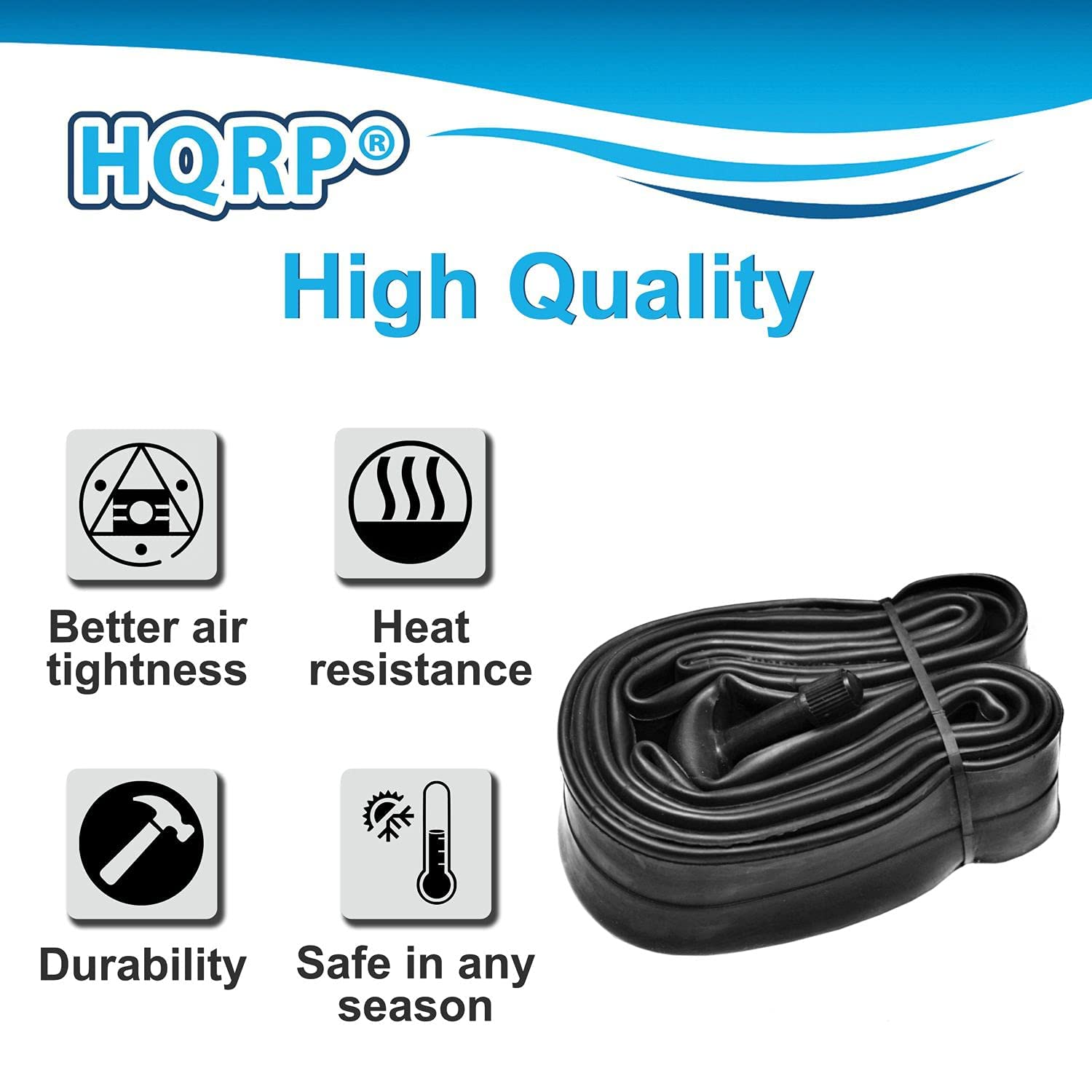 Hqrp 26'' X 1.75/1.95/2.125 Bike Tube Schrader Valve Replacement Compatible With Trek 3500 / Skye 26 Women'S / 820 / Lift+ / T 9