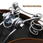 Senqi Retro Bicycle Bike Saddle Vintage Riveted Cycling Bike Saddle Comfortable Durable Seat