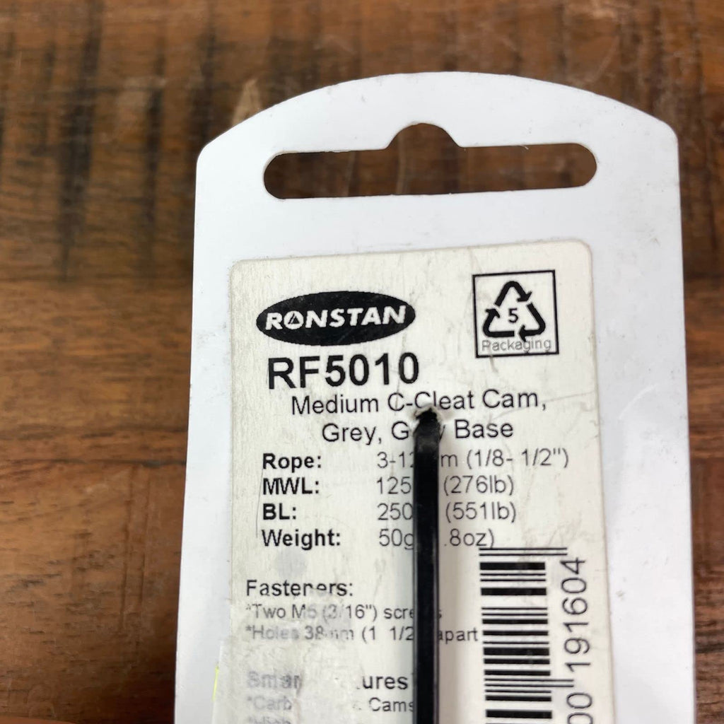 Ronstan Rf5010 C-Cleat Cam Cleat - Medium - Grey W/Grey Base
