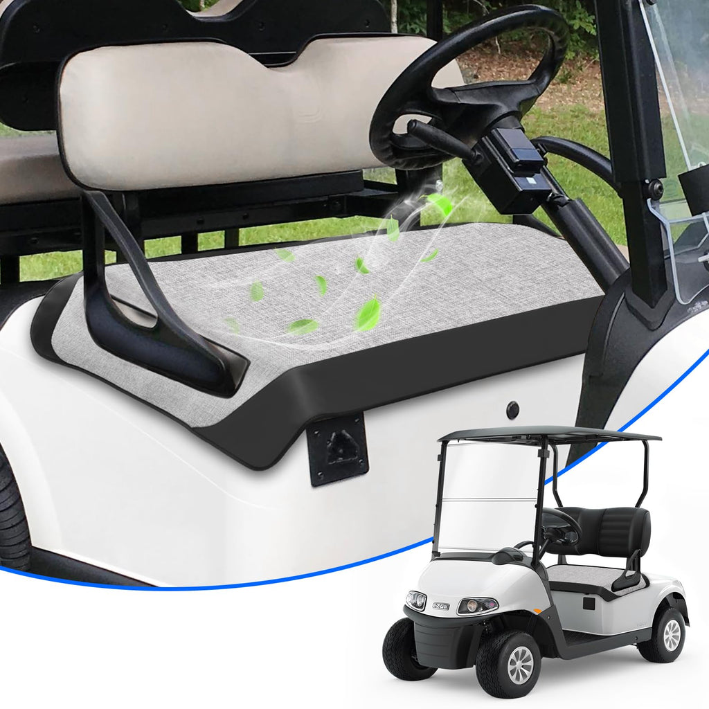 T Tgbros Golf Cart Seat Covers For 2 Person Seats Ezgo, Yamaha & Club Car With Armrests Universal Golf Cart Seat Blanket Cushion