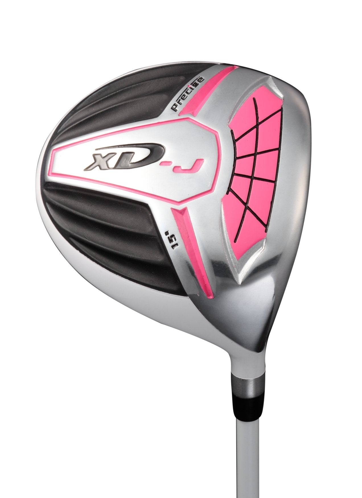 Left Handed Pink Junior Golf Club Set For Age 9 To 12