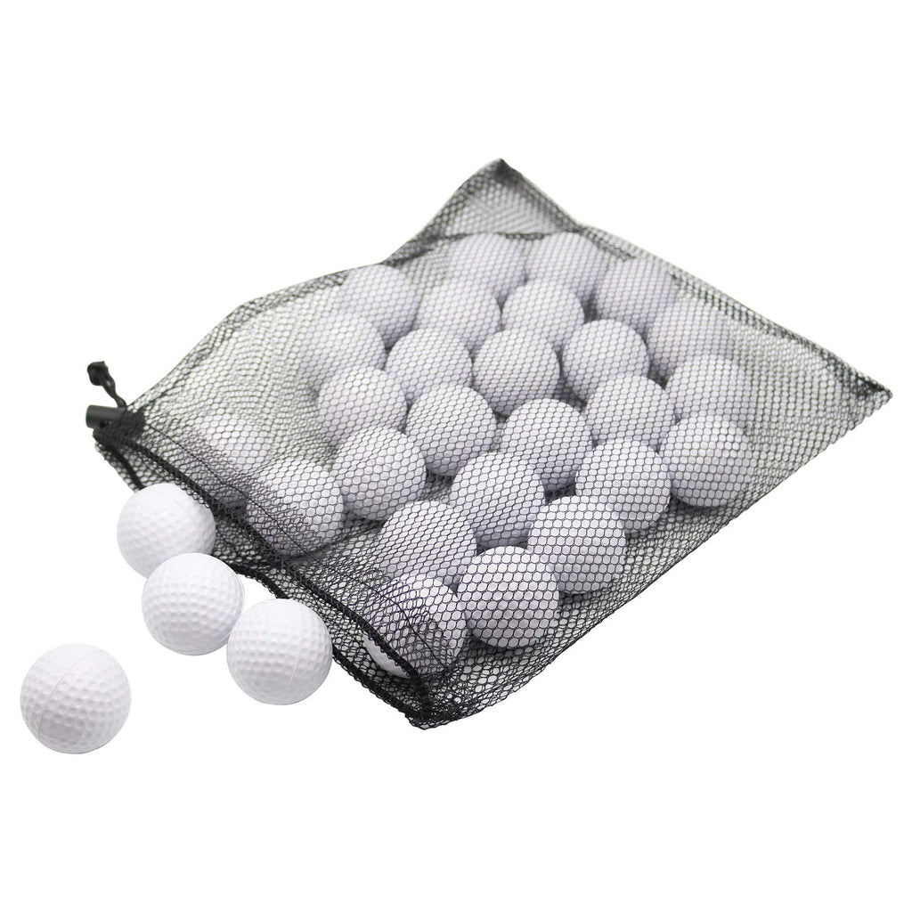Bac-Kitchen 30 Pack Foam Golf Practice Balls - Realistic Feel And Limited Flight Training Balls For Indoor Or Outdoor