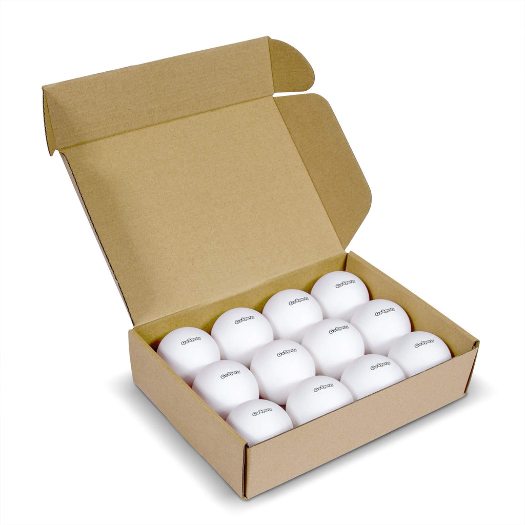 Gosports 55Mm Xl Table Tennis Balls 12 Pack - Jumbo Table Tennis Balls For Training Or Other Toss Games