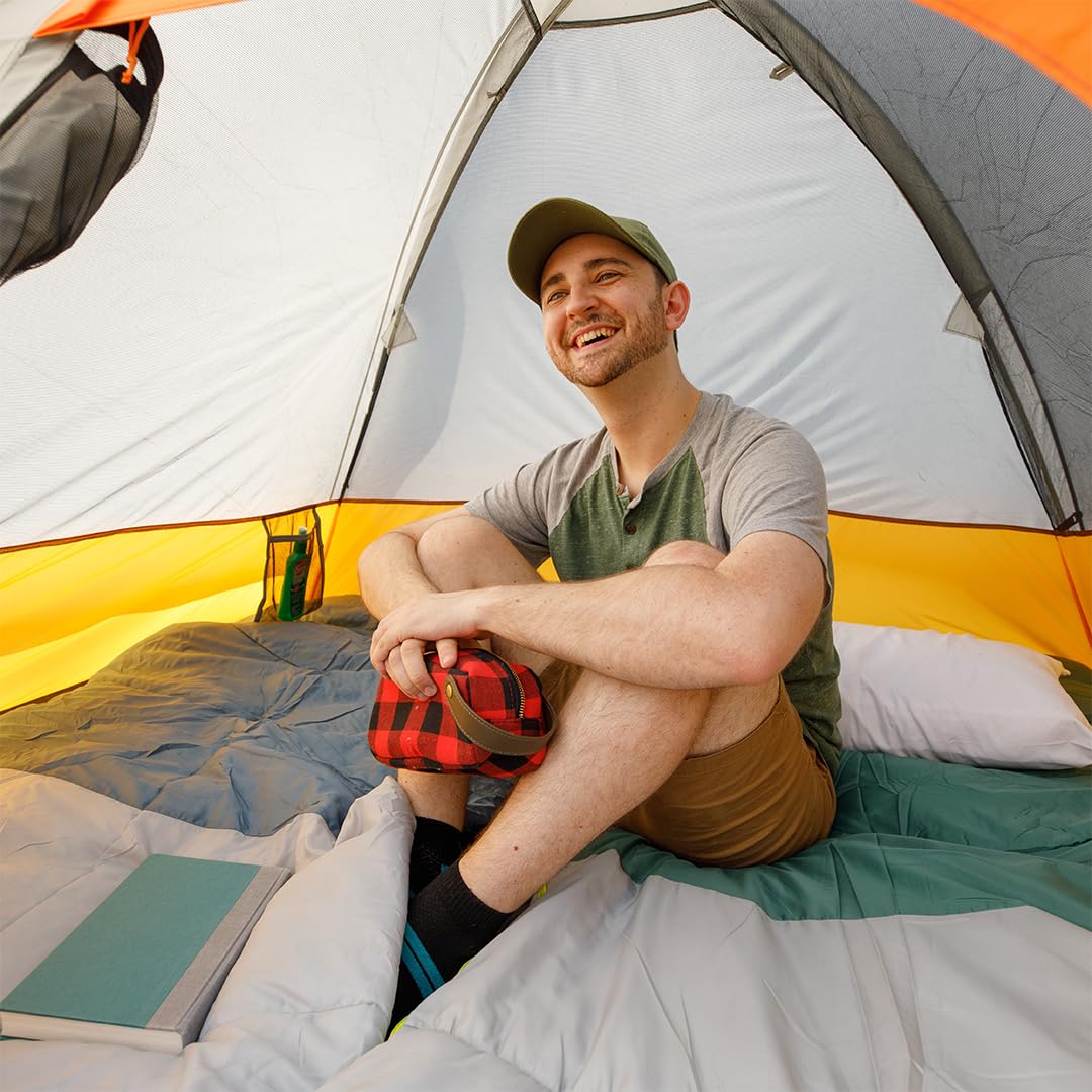 Core Tent 3 Person For Outdoor Family, Hiking, And Backpacking | Portable Dome Camp Tent With Storage Pockets For Camping Access
