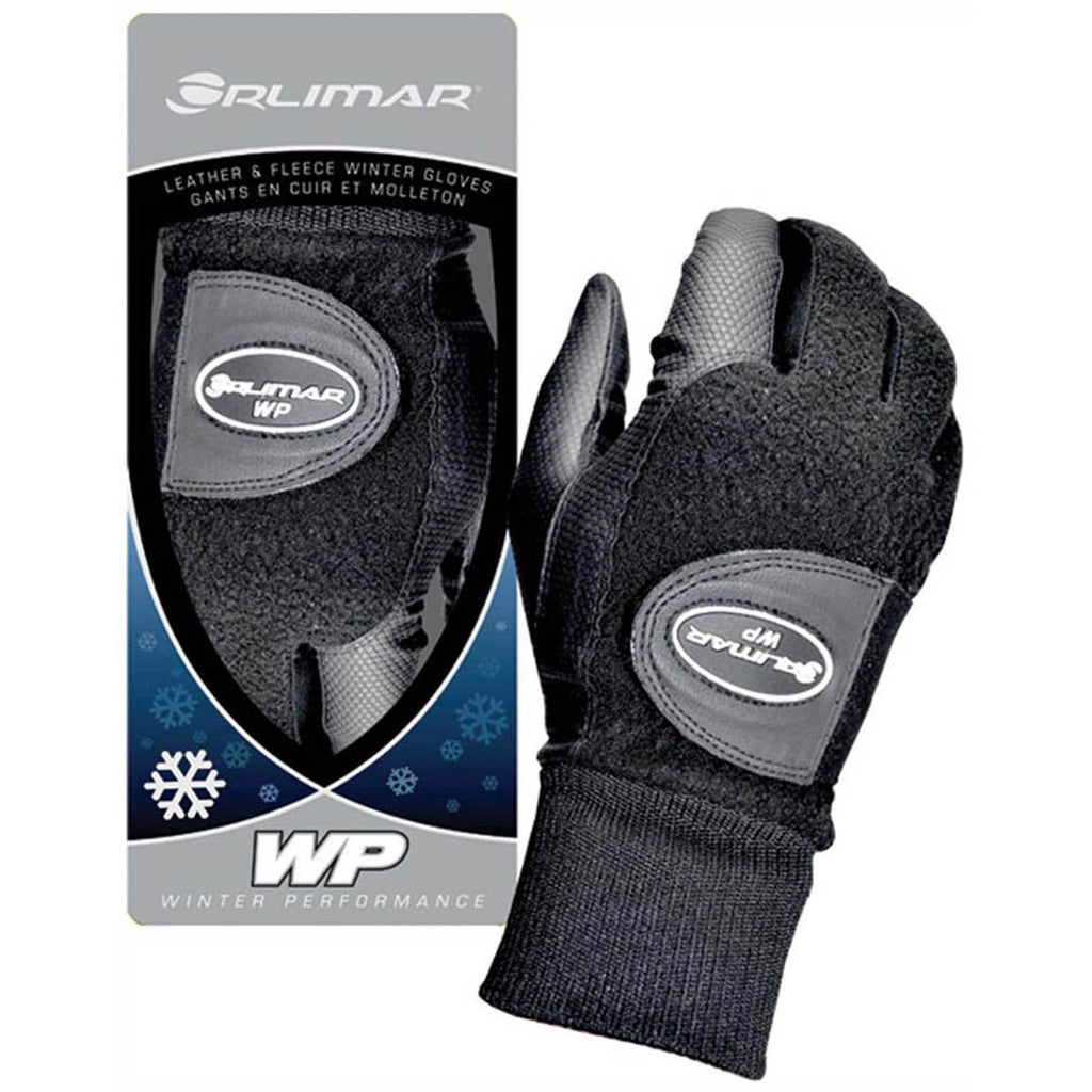 Orlimar Women'S Winter Performance Fleece Golf Gloves (Pair), Black, Medium